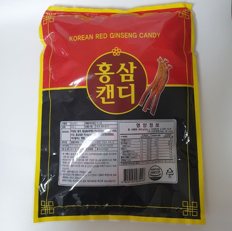 6 Years Korean Red Ginseng Candy 800g Energy Herbal Candy