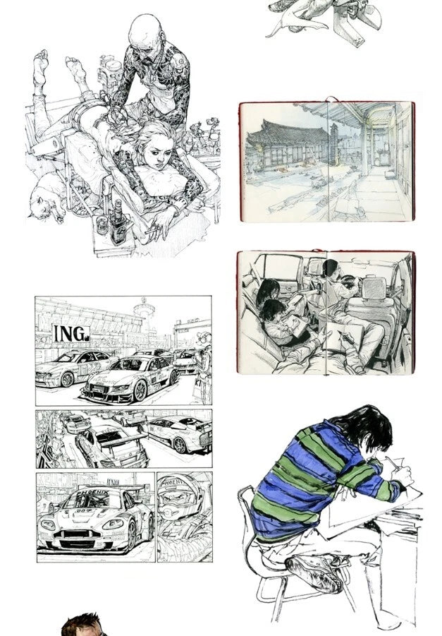 Kim Jung Gi 2011 Sketch Collection Art Book (Korean Edition)