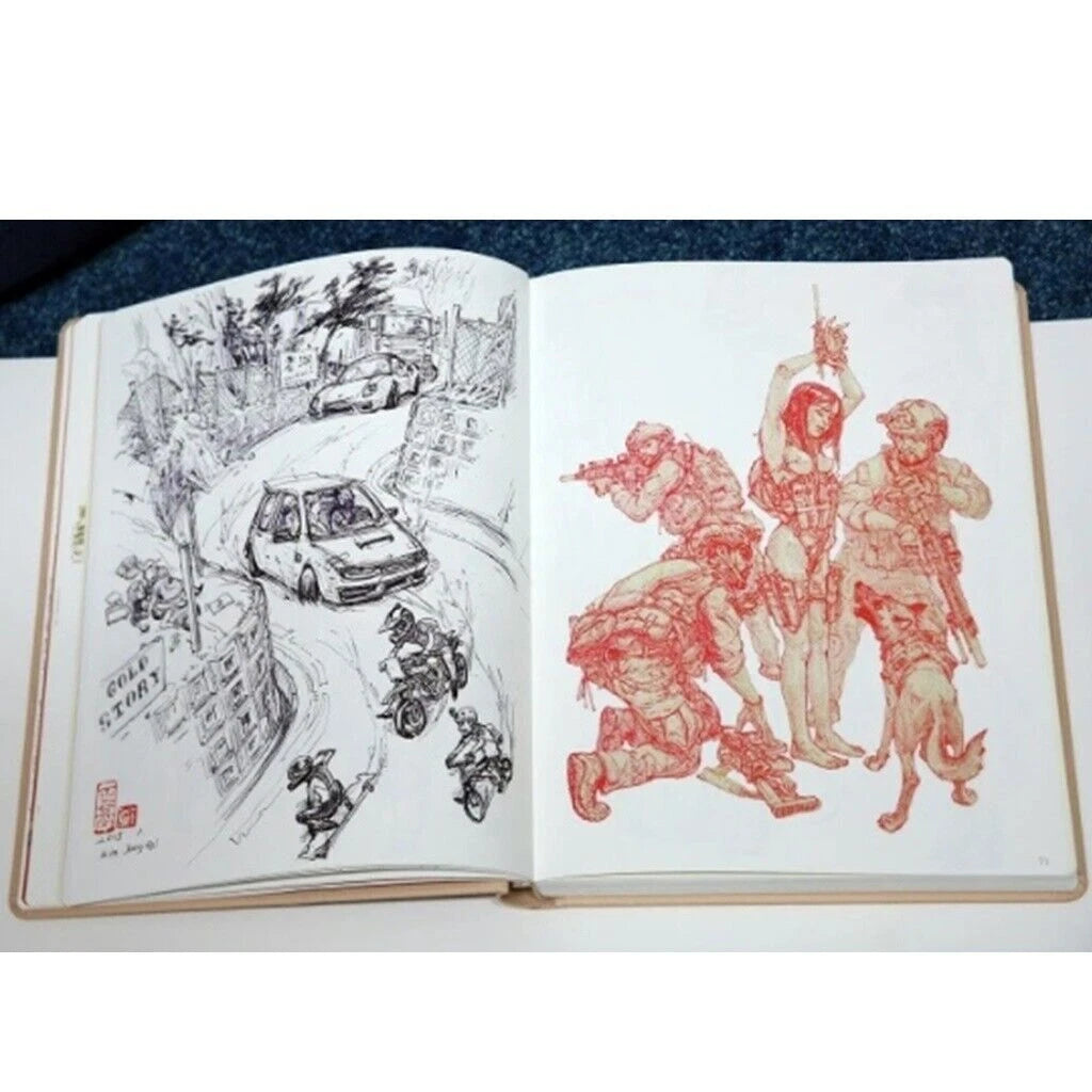 Kim Jung Gi Omphalos Sketch Collection Book (2015)