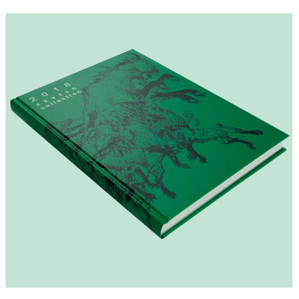 Kim Jung Gi 2018 Sketch Collection Art Book Rare Korean Edition Illustration Drawing Book