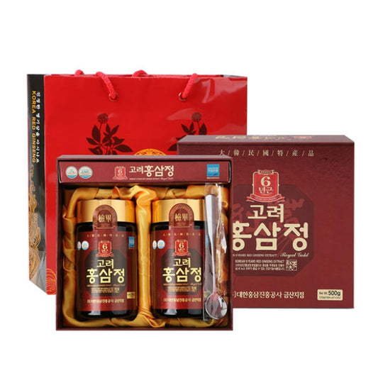 Korean 6-Year Red Ginseng Extract Royal Gold 500g (250g x 2 Bottles)