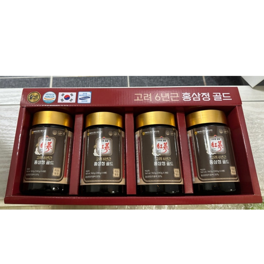 Korean Red Ginseng Extract Gold 960g 6-Year Premium Ginseng from Korea