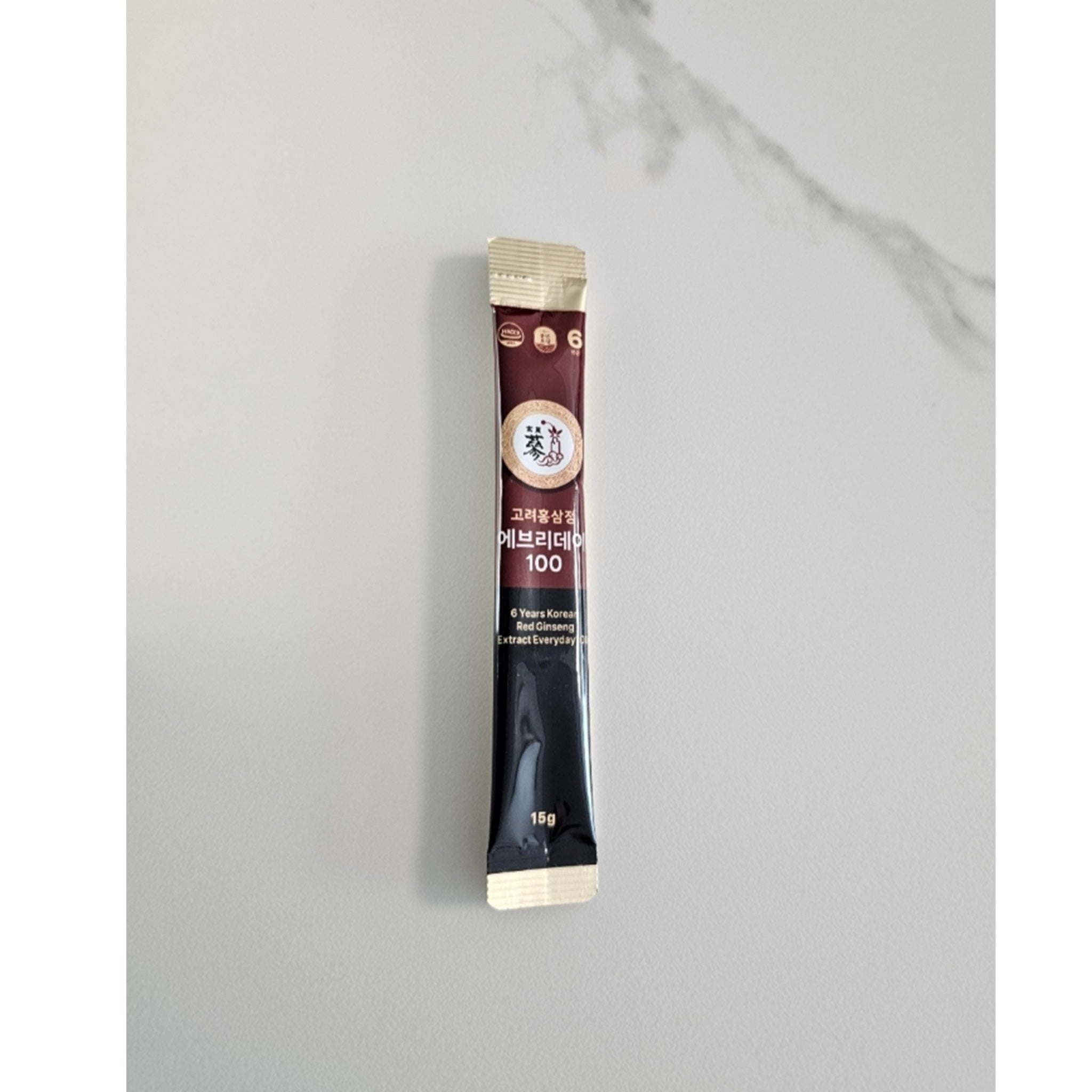 Korean Red Ginseng Extract Sticks – 6-Year Premium Everyday 100 – Daily Energy Boost, No Crash – 60 Sticks (900g)