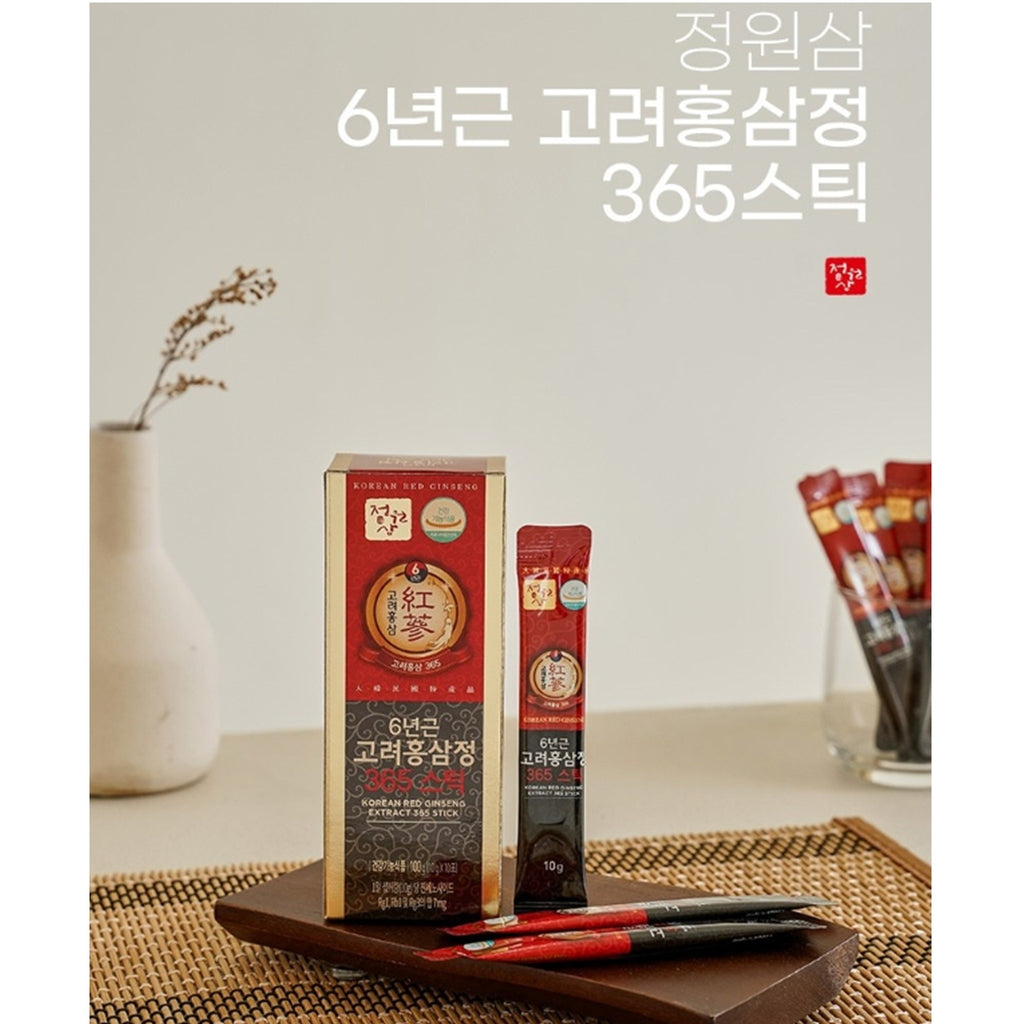6 Year Korean Red Ginseng Sticks HACCP Made in Korea 90 Packets