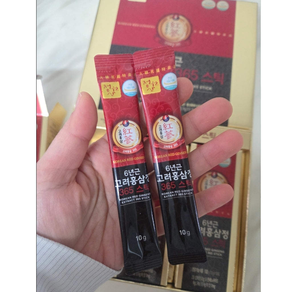 6 Year Korean Red Ginseng Sticks HACCP Made in Korea 90 Packets