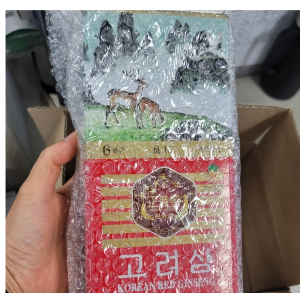 Korean Red Ginseng Roots 6-Year Dried | Premium Panax Ginseng (10–50 Roots Options)