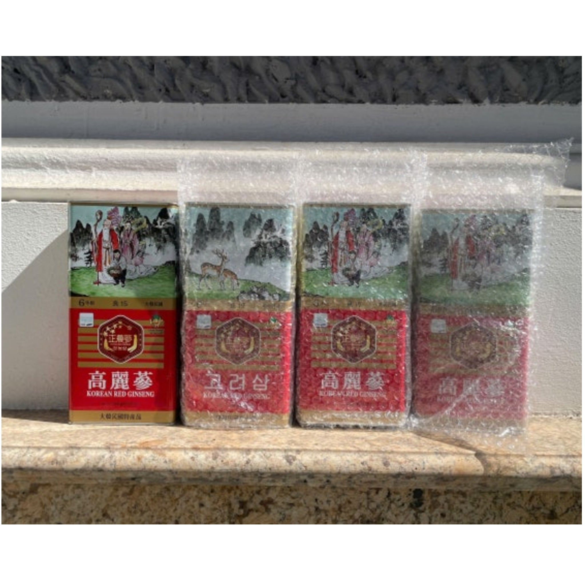 Korean Red Ginseng Roots 6-Year Dried | Premium Panax Ginseng (10–50 Roots Options)