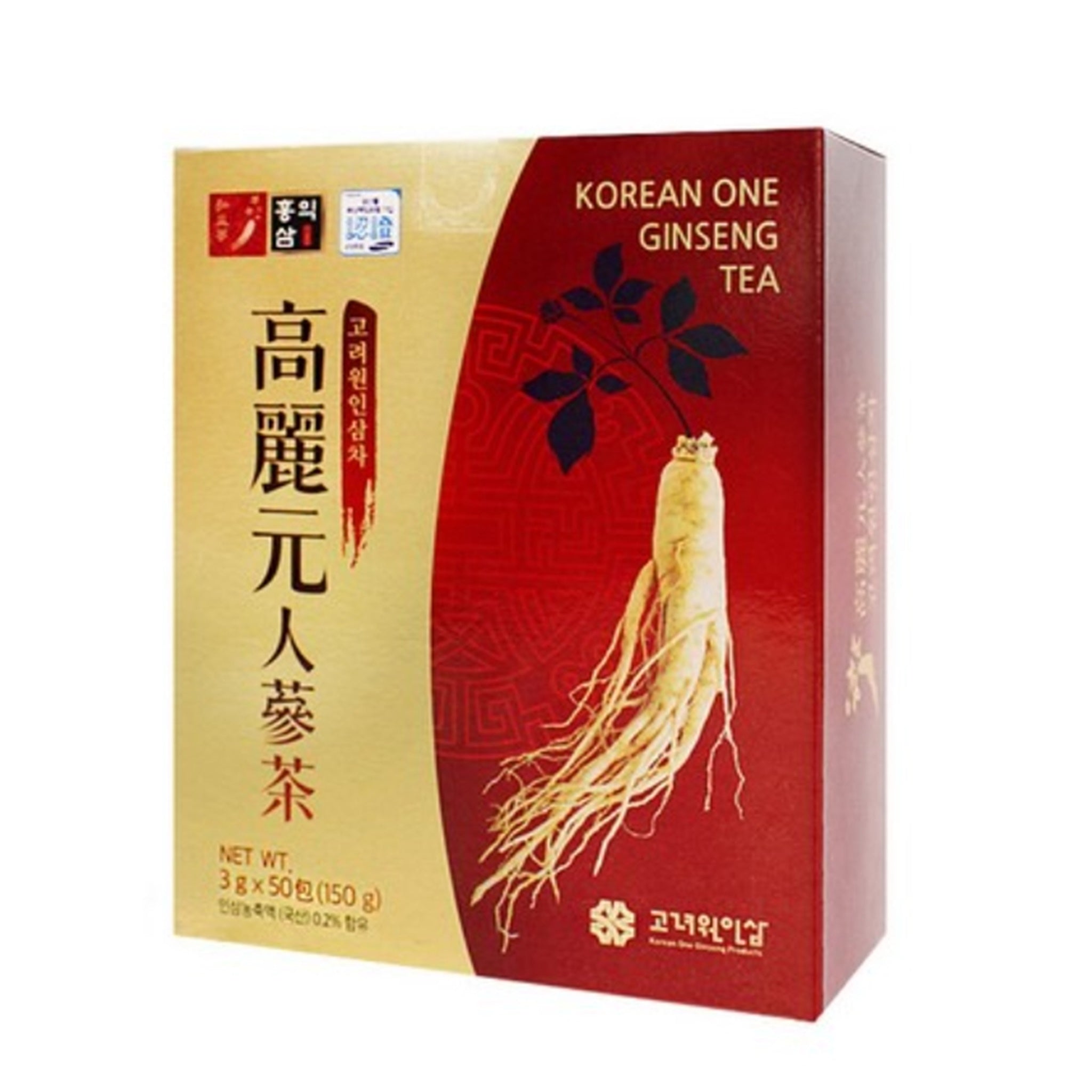 Korean Red Ginseng Tea 50 Sticks | Daily Ginseng Drink from Korea