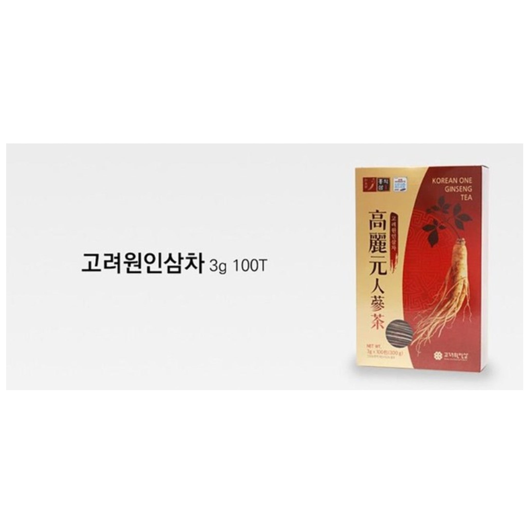 Korean Red Ginseng Tea 100 Sticks | Daily Ginseng Drink from Korea