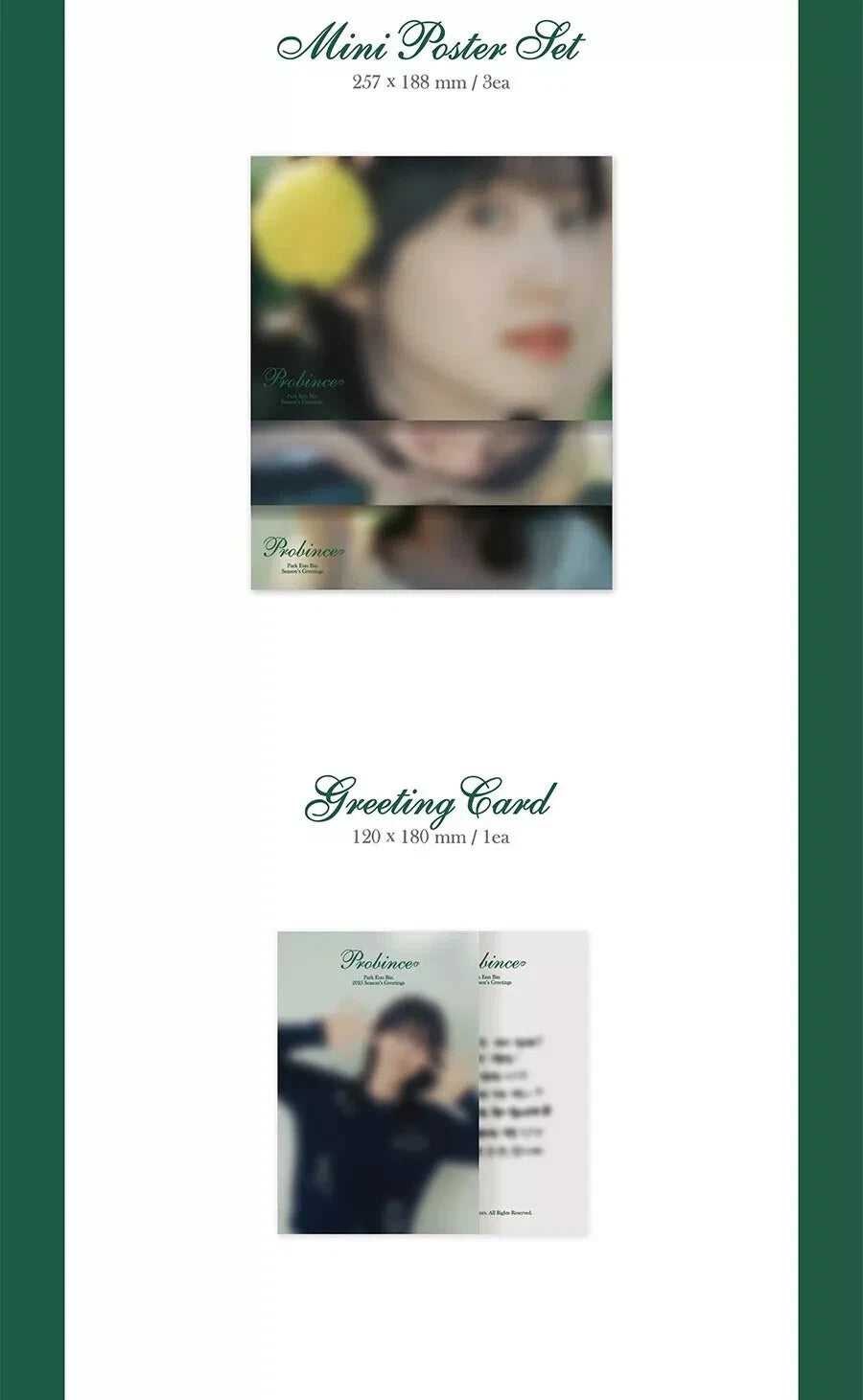 PARK EUN BIN 2025 Season’s Greetings