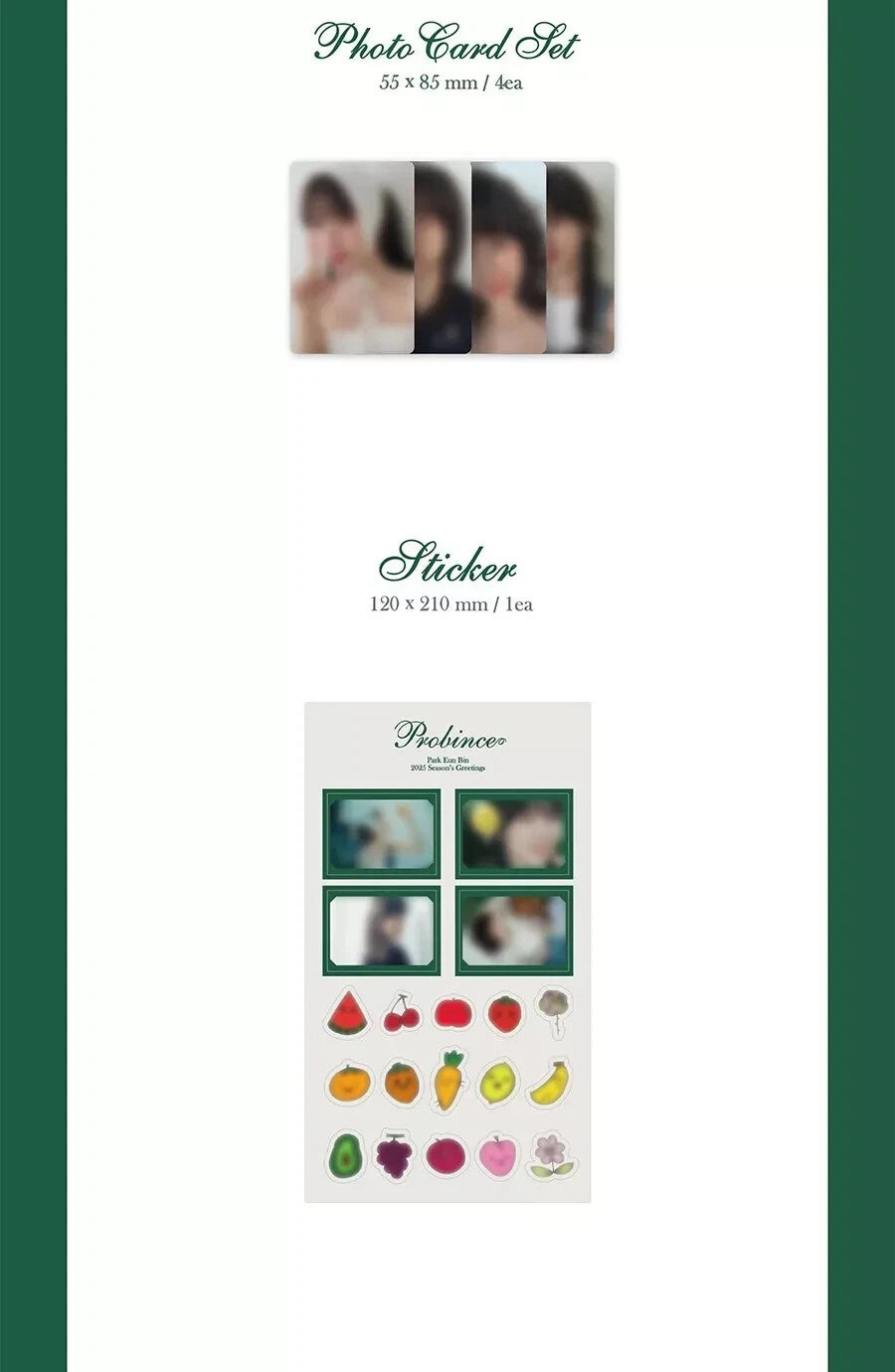 PARK EUN BIN 2025 Season’s Greetings