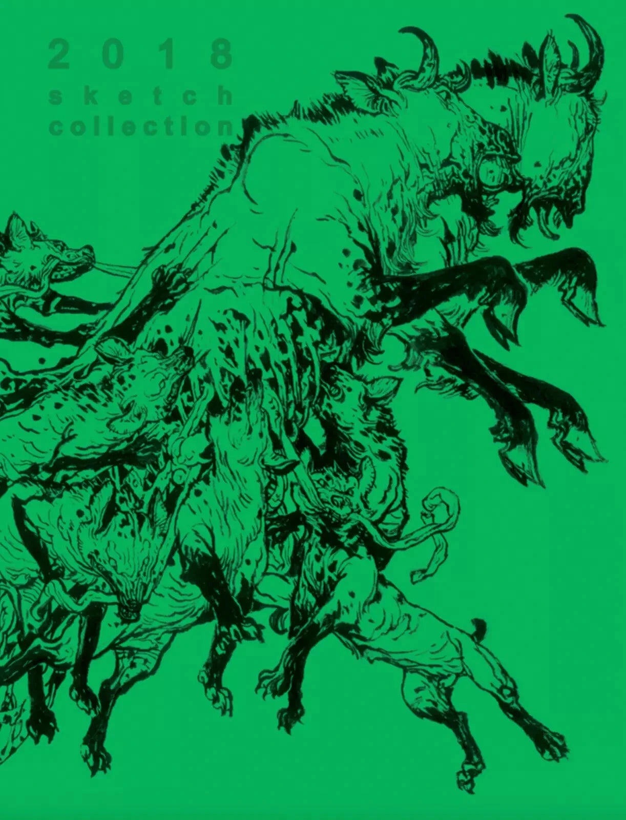 Kim Jung Gi 2018 Sketch Collection Art Book Rare Korean Edition Illustration Drawing Book
